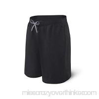 Saxx Underwear Men's Cannonball 2N1 Swim Short 9 Blackout XX-Large B07GH1TTBJ